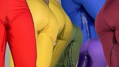 🌈Rainbow Wetting Fantasy Compilation – Peeing Through All the Colours🌈