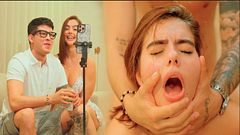 TikToker records her first porn video - Danner Mendez & Iriannis Rodriguez