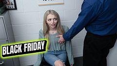 Shoplifter's Biggest Nightmare - A Back Room Deal With The Big Dick Security Guard