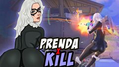 PRENDA POR ELIMINACIÓN CON BLACK CAT EN FORTNITE! 🖤🍑