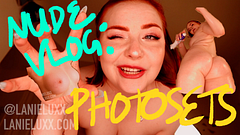 NUDE VLOG: photoshoots and solo content - behind the scenes with a disabled creator