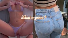 How do you prefer to fuck me, in jeans or in a super small bikini? - Who is Lilly