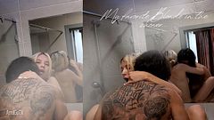From Shower Moans to Bed Screams: Blonde Gets Her Pussy Destroyed for Hours