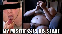 Being degraded and ass fucked by my master while hubby stays at home (Real BDSM Cuckold)