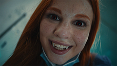 Horny Lesbian Vampires - Redhead Nurse Mesmerizes Brunette With Big Tits