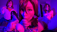 POV Cosplay Dan Da Dan Amateur – Me Follo a Mi Amiga Pelirroja Como en el Anime