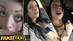 Fake Taxi - English college student's eyes burn with desire