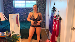 Pussy Flashing & Close ups - Curvy YouTuber Try on Haul in Transparent Dresses