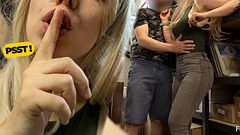 Cheating in the Warehouse with My Coworker - Risky Quickie at Work