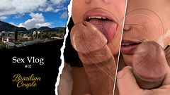 Brazilian Couple Sex Vlog #02 – Oral, Anal Play & Cum on Face