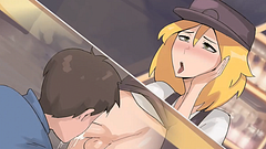 I Blow Hazel's Beautiful Girl Cock Behind The Counter (customers got suspicious) | Hazelnut Latte