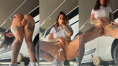 Caught Squirting in a Mall Parking Lot – Owner Confronts Me