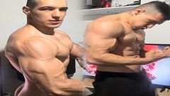 Homemade muscle and uncut cock pump hot dude