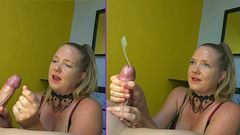 This MILF knows how to edge a hard cock - TAKE ME SLO