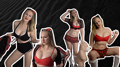 Big Tits Blonde Step Sister Tries School Girl Outfit For Photo Shoot With Step Dad!