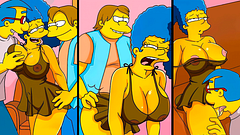 Los Simpson: Milhouse y Nelson se follan a Marge a escondidas de Bart