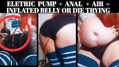 Redhead pornstar in extreme belly inflation challenge โ pop, break or explode?