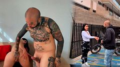FOTOGRAFO SEDUCE A UNA CHICA EN LA CALLE, LA SESION DE FOTOS TERMINA EN UNA COGIDA TREMENDA