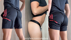 College Twink Shows Off Perfect Ass in Tight Thong POV Tease Hottest BOY