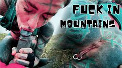 Mountainside Passion Outdoor Fuck and Facial Cumshot