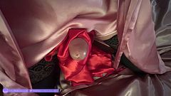 Pink Silk Tease, I Couldn’t Resist Touching Myself in Stockings