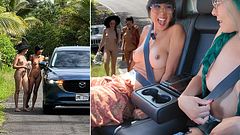 Two Girls Kicked Out Naked After Undressing in Uber