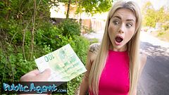 Public Agent Blonde French Jogger Fucks My Big Dick