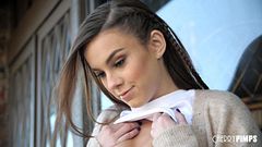Gorgeous babe Ellie Eilish loves romantic and hardcore lovemaking with her guy!