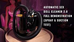 Automatic Sex Doll Cleaner 2.0 – Full Demonstration (Spray & Suction Test)