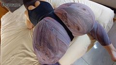 “POV Hot Wife’s Big Ass in Tight Yoga Pants Takes Deep Doggystyle”