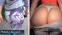 Cute JOGGER with NO MAKE UP Fucked by a Stranger - PUBLIC AGENT