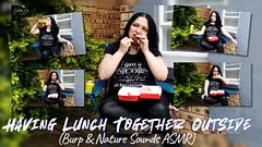 Having Lunch Together Outside (Burp & Nature Sounds ASMR)