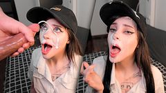 Came four times on pinkloving's face during one blowjob. Cum on face - Lovkis