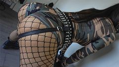 fit muscle mommy pegging military boy