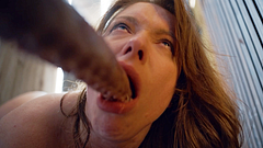 Hardcore Real Life Hentai - Cum Slut Redhead Sata Jones Monster Fucked in Elevator All The Way Through