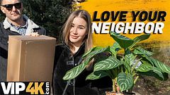 HUNT4K. I’m the sluttiest neighbour and I fuck in front of my BF! So what?
