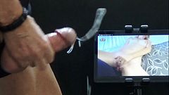 Hot Handjob and Big Cumshot - @DeSadeLegacy Tribute Reaction - A Lot of Cum - Spanish Guy Demon SX