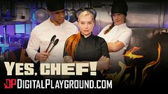 DIGITALPLAYGROUND - Hot Hard-Ass Cheff Cubbi Thompson Spices Things Up In The Kitchen