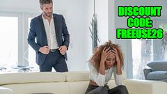Brixley Benz Saves Her Internship by Spreading Her Legs for the Boss