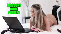 Can Athena's Tight Cunt Make Brad Bust His Nut and Pay Her Rent?