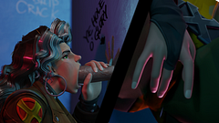 Rogue sucks your dick in a toilet while mastubating | Gloryhole | 3D Hentai | Marvel Rivals