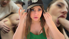 Facefucking, Deep throat, Pussy Licking And Rough Sex With The Big Ass Barista And Her Big Boobs - Luna Doll