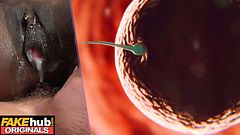 Accidental CREAMPIE makes Ebony MILF PREGNANT - oops!