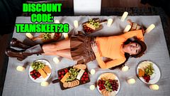 Amber Summer Fucks a Fan Hard on the Restaurant Table