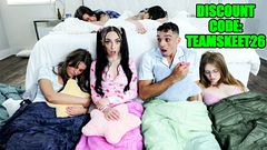 Gooner's Dream Come True - The Fake Gay Friend Gets Exposed and Gets to Fuck All Three Girls