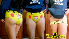 I HAVE A SURPRISE FOR YOU UNDER MY PIKACHU PANTIES