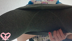 POV: Diapered Transgirl sits and wets her diaper on top of your face