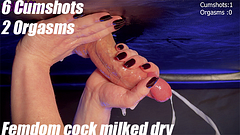 EP.7 Close-up - She doesn't care if my cock is too sensitive and laughs about it. 6 cumshots 2 orgasms