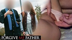 Blonde College Girl Confesses 10 Cocks and Swallows Cum