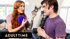 ADULT TIME - Upset Busty Redhead MILF Sophia Locke Finds Condoms In Stepson's Drawer!